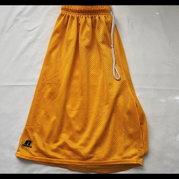 Yellow Basketball shorts - Picture 2 of 3